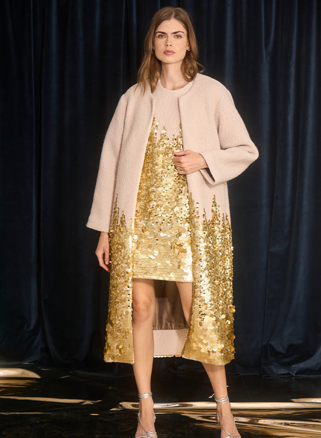Hunter Bell Tinsley Coat | City Lights Gold