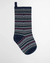 Load image into Gallery viewer, Barbour Marlow Christmas Stocking | Navy Festive