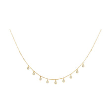 Load image into Gallery viewer, Dangling Diamond &amp; Gold Drop Station Necklace | Assortment