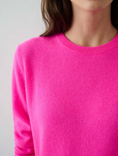 Load image into Gallery viewer, White &amp; Warren Cashmere Crewneck Sweater | Bright Rose