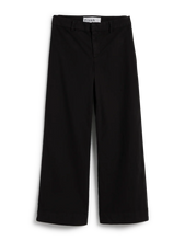 Load image into Gallery viewer, Frank &amp; Eileen Wexford Wide-Leg Linen Pant | Black