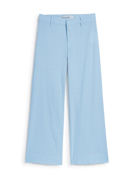 Frank & Eileen Wexford Wide-Leg Linen Pant | Soft Blue