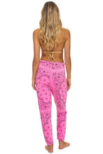 Load image into Gallery viewer, Aviator Nation BANDANA SWEATPANTS | NEON PINK