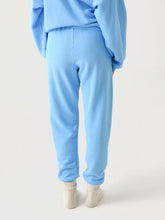 Load image into Gallery viewer, AVIATOR NATION Glitter Heart Sweatpant | Sky Blue