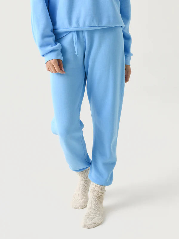 AVIATOR NATION Glitter Heart Sweatpant | Sky Blue