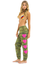 Load image into Gallery viewer, Aviator Nation HEART 4 SWEATPANTS | CAMO &amp; NEON PINK