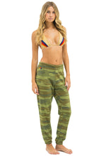 Load image into Gallery viewer, Aviator Nation HEART 4 SWEATPANTS | CAMO &amp; NEON PINK