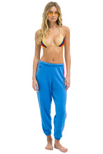 Load image into Gallery viewer, Aviator Nation 5 STRIPE SWEATPANTS | Cobalt Neon