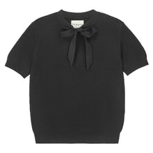 Load image into Gallery viewer, Jumper1234 Merino Pointelle Tee | Black