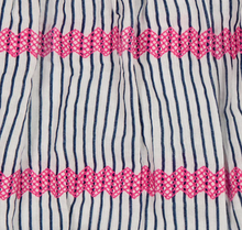 Load image into Gallery viewer, Mer St. Barth Estelle Fringe Dress | Marine Stripe