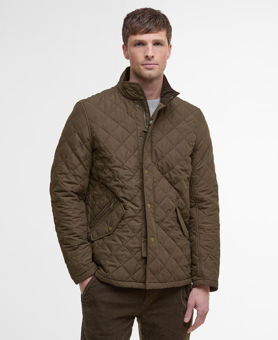 Barbour Men's Shoveler Quilted Jacket | Dark Olive