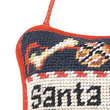 Load image into Gallery viewer, &quot;Santa I&#39;ve Been A Good Dog&quot; Needlepoint Door Hanger
