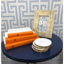 Load image into Gallery viewer, Orange H Stack Of Books | Shelf Decor | Set Of 3
