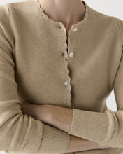 Load image into Gallery viewer, Ann Mashburn Aloise Cardigan | Crema
