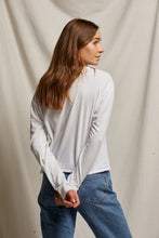 Load image into Gallery viewer, Perfect White Tee Harley Long Sleeve Crispy Cotton Boxy Tee | White