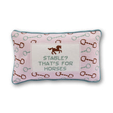 Load image into Gallery viewer, Furbish Studio Stable Needlepoint Pillow