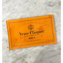 Load image into Gallery viewer, Veuve Clicquot Decoupage Glass Tray