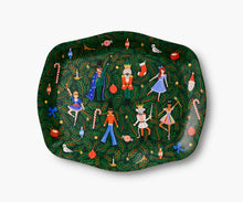 Load image into Gallery viewer, Rifle Paper Co. Evergreen Nutcracker Serving Tray