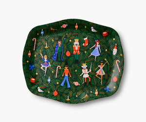 Rifle Paper Co. Evergreen Nutcracker Serving Tray