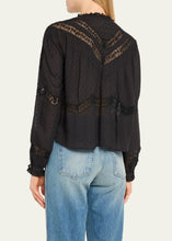 Load image into Gallery viewer, Loveshackfancy Ravelle Top | Black