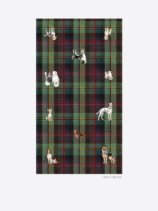 Vilagallo Tartan Multi Dog Scarf