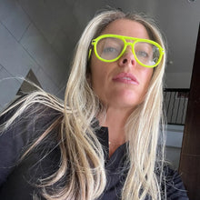Load image into Gallery viewer, Eyejets Mykonos Reading Glasses | Neon Green