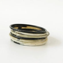 Load image into Gallery viewer, Natural Horn Bangle Set