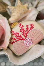 Load image into Gallery viewer, Coral &amp; Shell Clutch Purse | Pink &amp; Red