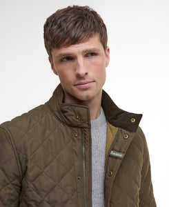 Barbour Men's Shoveler Quilted Jacket | Dark Olive