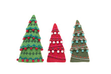 Load image into Gallery viewer, Sugar Plum Tree Set Decoration | Set Of 3
