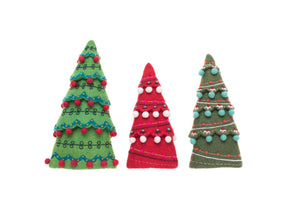 Sugar Plum Tree Set Decoration | Set Of 3