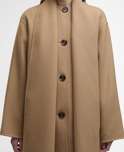 Women's Barbour Clementine Scarf Coat | Camel