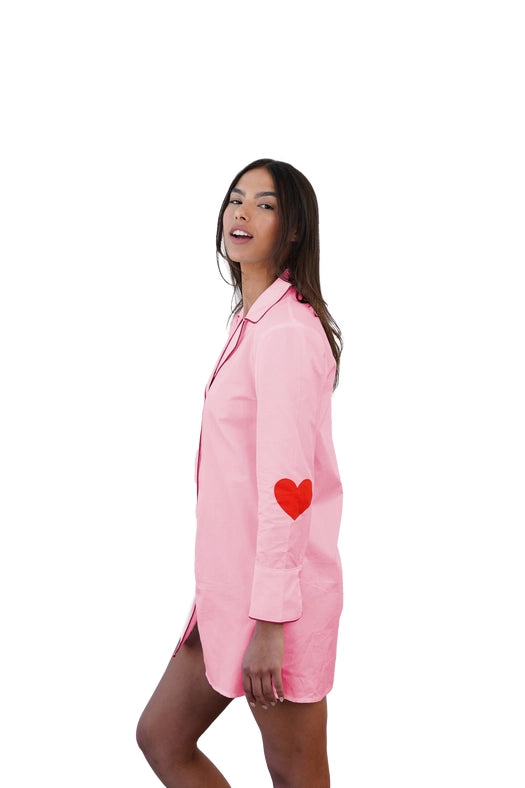Pink & Red Heart Nightshirt