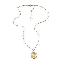 Load image into Gallery viewer, Jennifer Zeuner Rasha Good Luck Necklace With Diamond Charm