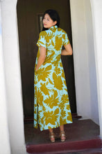 Load image into Gallery viewer, Olivia Turquoise Shirt Dress | Olive