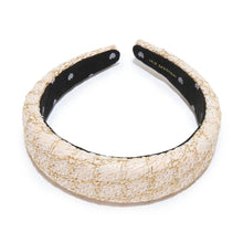 Load image into Gallery viewer, Lele Sadoughi Golden Ivory Alice Raffia Headband