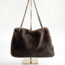 Load image into Gallery viewer, Faux Fur Mink Tote Bag