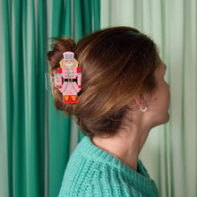 Load image into Gallery viewer, Nutcracker Christmas Claw Clip