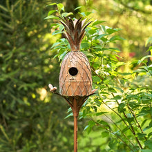 Load image into Gallery viewer, Pineapple Copper Birdhouse