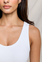 Load image into Gallery viewer, Perfect White Tee Debbie Blondie Long Tank | White