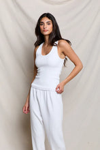 Load image into Gallery viewer, Perfect White Tee Debbie Blondie Long Tank | White
