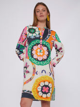 Load image into Gallery viewer, Vilagallo Dani Suzani Button Front Dress