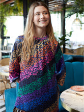 Load image into Gallery viewer, Vilagallo Lina Multicolored Leopard Dress