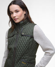 Load image into Gallery viewer, Barbour Women&#39;s Dahlia Quilted Gilet | Olive