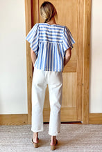 Load image into Gallery viewer, Emerson Fry Basalie Top | Scallop Blue Stripe