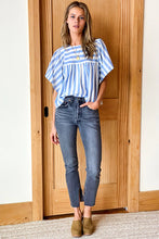 Load image into Gallery viewer, Emerson Fry Basalie Top | Scallop Blue Stripe