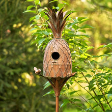 Load image into Gallery viewer, Pineapple Copper Birdhouse