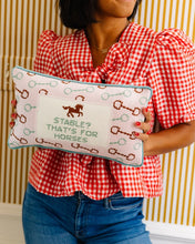 Load image into Gallery viewer, Furbish Studio Stable Needlepoint Pillow