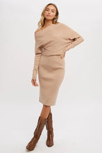 Load image into Gallery viewer, Nora Sweater Dress | Latte