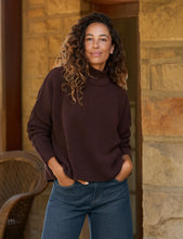 Load image into Gallery viewer, Frank &amp; Eileen Montecito Turtleneck Sweater | Espresso